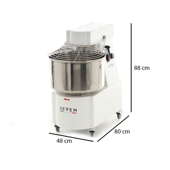 Seven Italy GHR 40 spiraalitaikinakone, 36 kg, 230 V, pyörillä varustettu