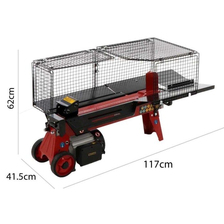 Blue Bird LS 65558 vaakasuora sähköinen halkomakone, 5 t, 2 200 W, 230 V