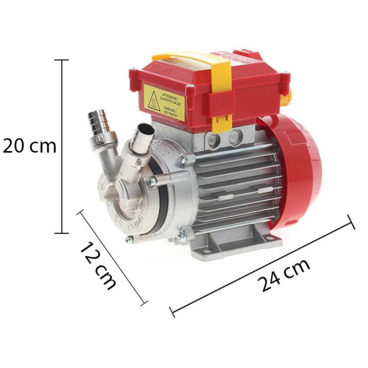 Rover Novax 20-B sähköpumppu nesteiden siirtoon, 0,5 HP, 230 V, 28 l/min