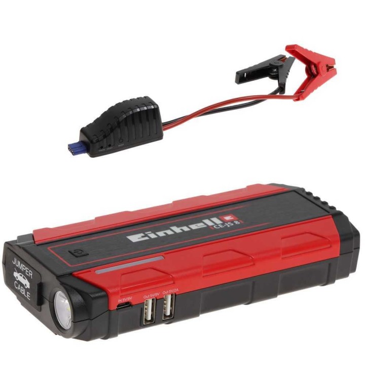 Einhell CE JS 8 käynnistysapu ja power bank 12 V 7 500 mAh 400 A