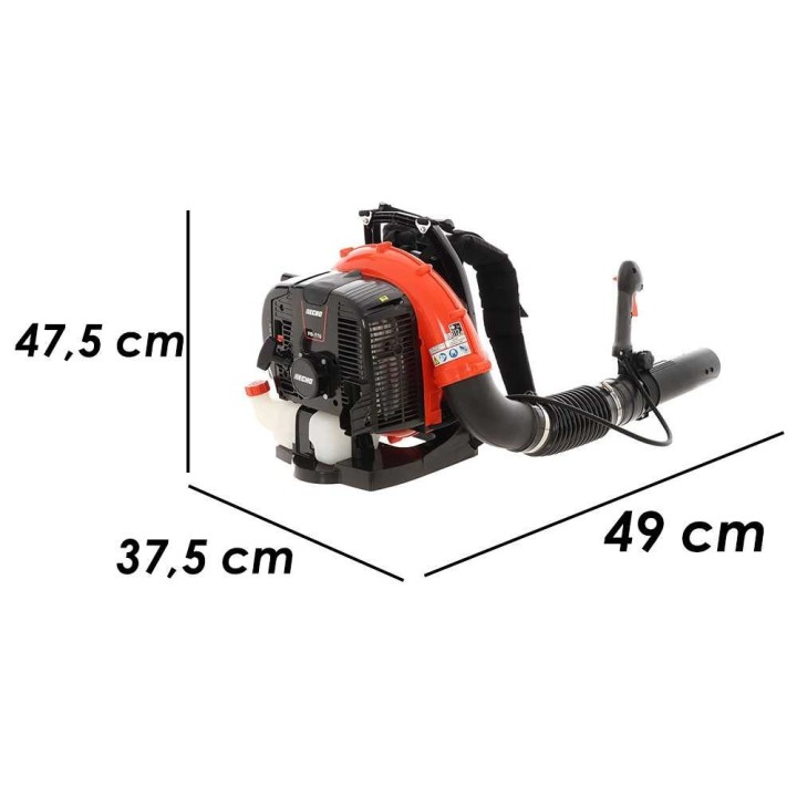 Echo PB 770 reppupuhallin, 63,3 cm³, 3,9 HP