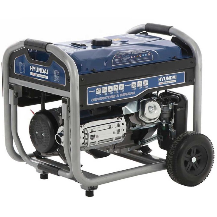 Hyundai LS6875EFP generaattori 5 5 kW AVR Full Power bensiinikäyttöinen