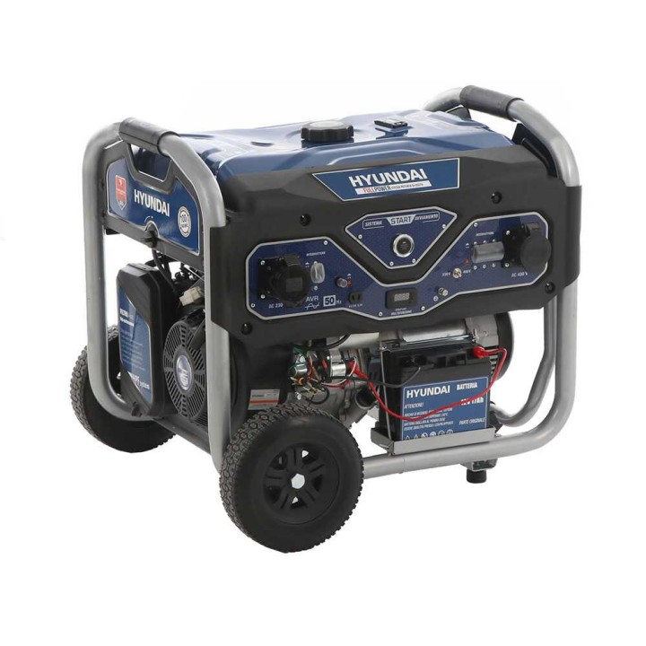 Hyundai LS6875EFP generaattori, 5,5 kW, AVR, Full-Power, bensiinikäyttöinen