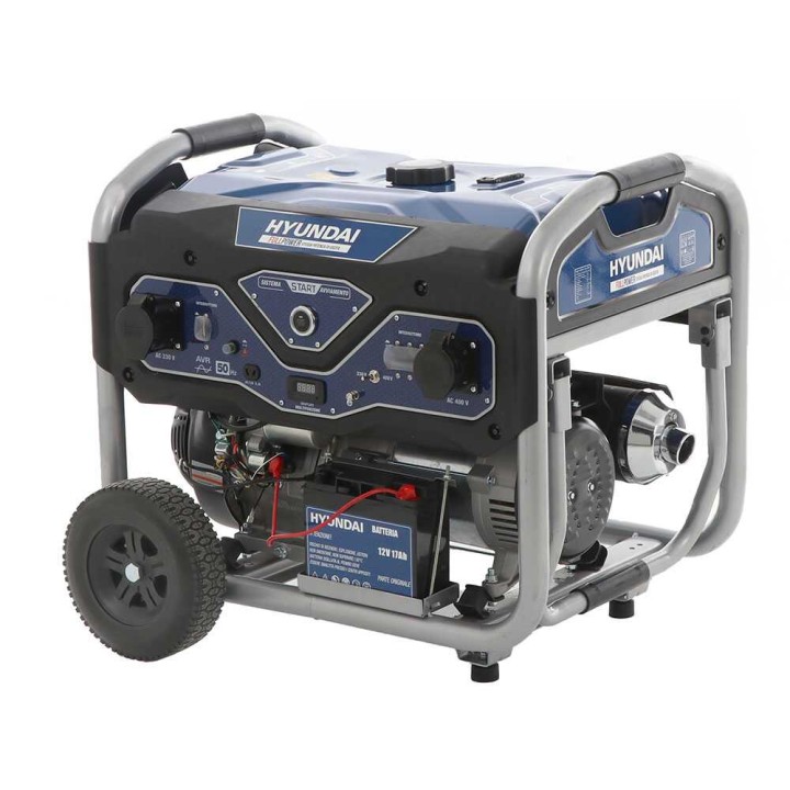 Hyundai LS6875EFP generaattori, 5,5 kW, AVR, Full-Power, bensiinikäyttöinen
