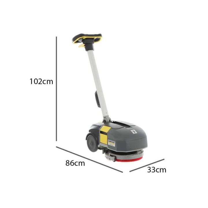 Karcher BD 30/4 C akkukäyttöinen lattianpesuri, 240 W, 36,5 V