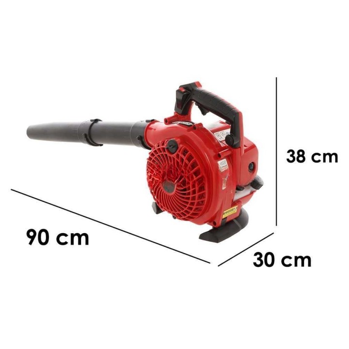GeoTech BBV258 3-in-1-lehtipuhallin, imuri ja silppuri, 25,4 cm³