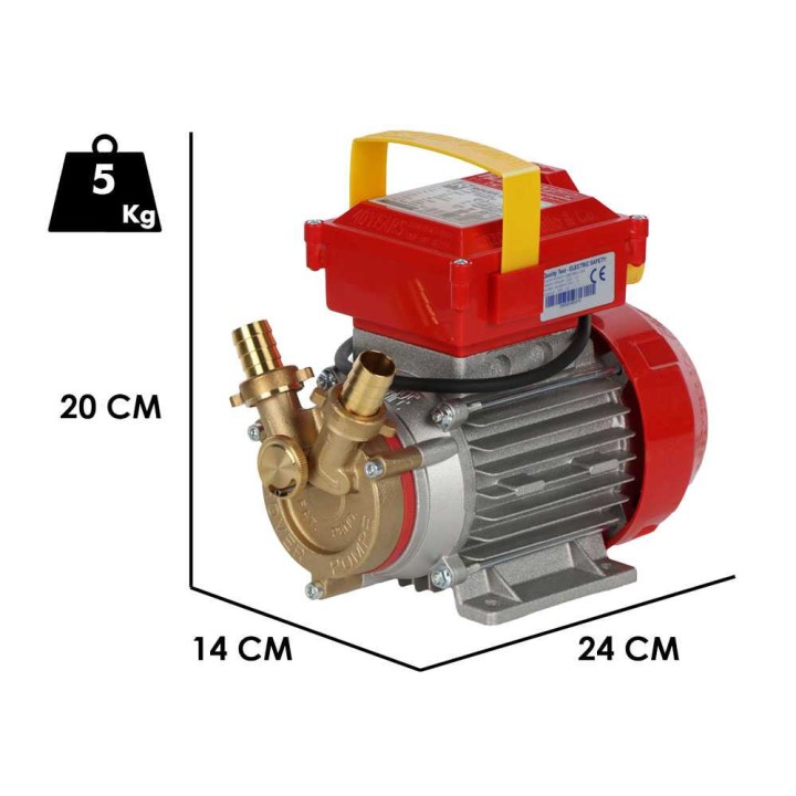 Rover 20 By-Pass sähköinen siirtopumppu, pronssi, 230 V, 28 l/min