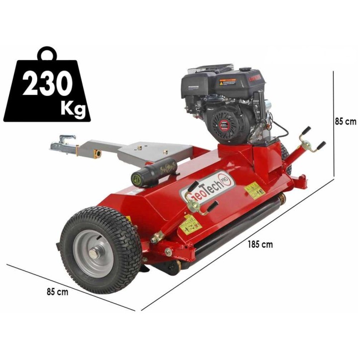 GeoTech Pro GTFM 120 LE hinattava trimmeri mönkijälle, Loncin G420FD, 120 cm