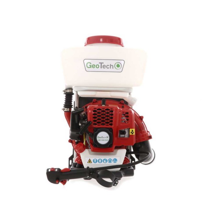GeoTech MD 530 EVO reppuruiskutin ja jauheruiskutin, 14 l, 51,7 cm³, 1,8 HP