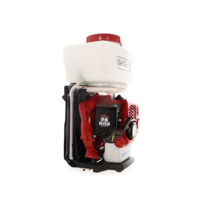 GeoTech MD 530 EVO reppuruiskutin ja jauheruiskutin, 14 l, 51,7 cm³, 1,8 HP