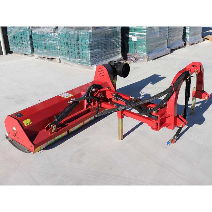 GeoTech Pro AMF-E 125 sivuvarsinen traktorimurskain, hydraulinen siirto, 125 cm