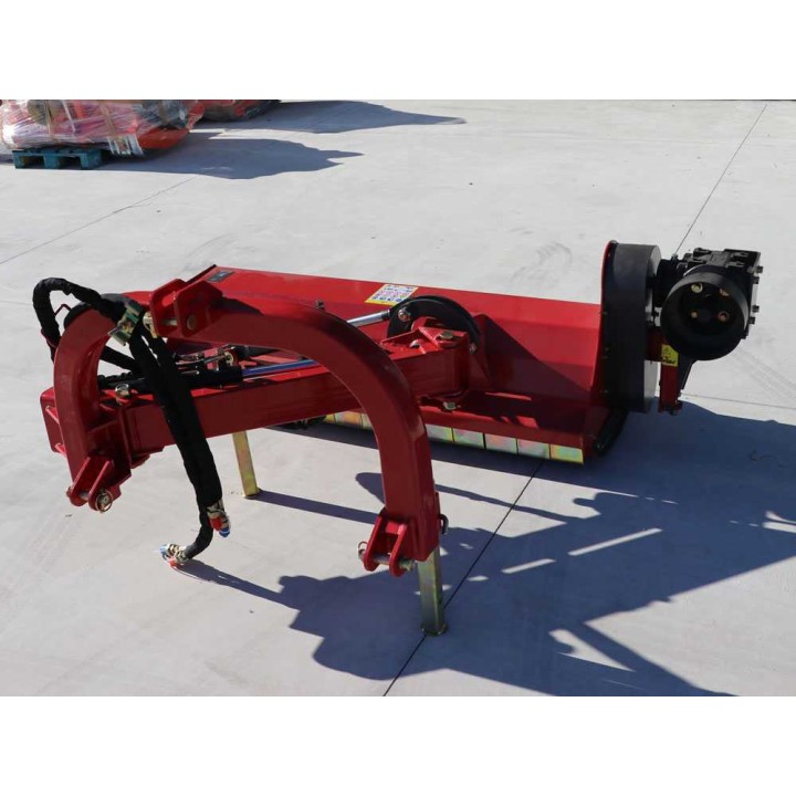 GeoTech Pro AMF-E 145 sivuvarsilla varustettu reunamurskain, 140 cm, 35–40 HP