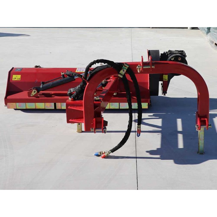 GeoTech Pro AMF-E 145 sivuvarsilla varustettu reunamurskain, 140 cm, 35–40 HP