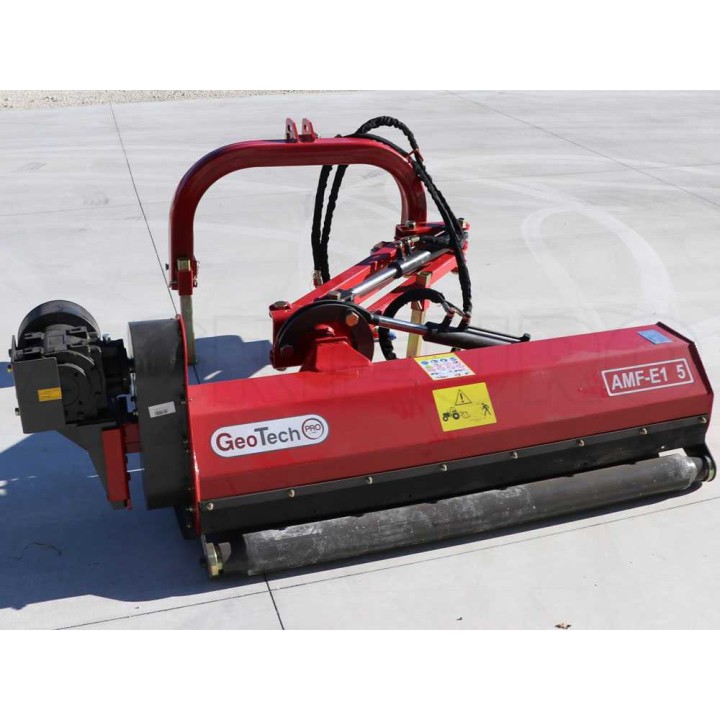 GeoTech Pro AMF-E 165 sivuvarsimurskain traktorille, 160 cm, hydraulinen siirto