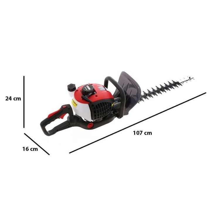 GeoTech Pro HTP 23-60 bensiinikäyttöinen pensasleikkuri, 22,5 cm³, 65 cm