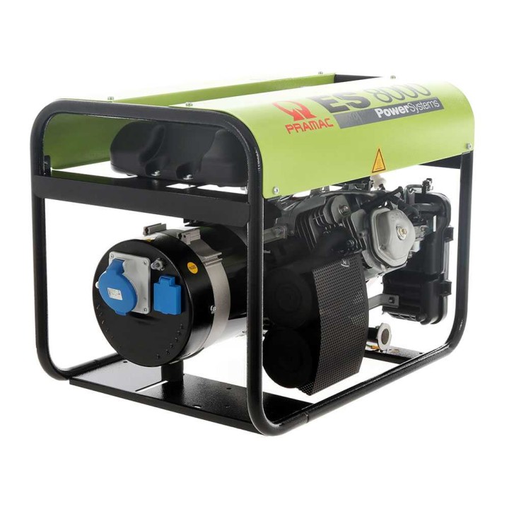 Pramac ES 8000 bensiinigeneraattori, 6,4 kW, yksivaiheinen