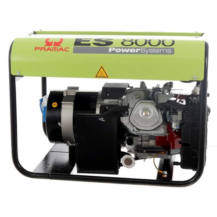 Pramac ES 8000 bensiinigeneraattori, 6,4 kW, yksivaiheinen