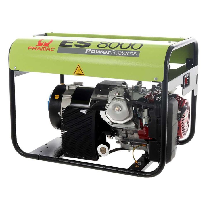 Pramac ES 8000 bensiinigeneraattori, 6,4 kW, yksivaiheinen