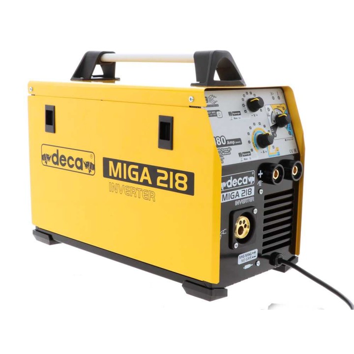 Deca MIGA 218 moniprosessihitsauslaite, MIG/MAG, MMA ja TIG DC, 230 V, 180 A