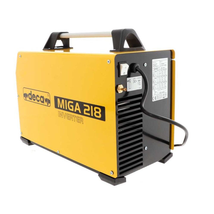 Deca MIGA 218 moniprosessihitsauslaite, MIG/MAG, MMA ja TIG DC, 230 V, 180 A
