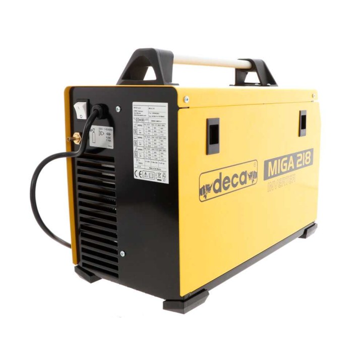 Deca MIGA 218 moniprosessihitsauslaite, MIG/MAG, MMA ja TIG DC, 230 V, 180 A