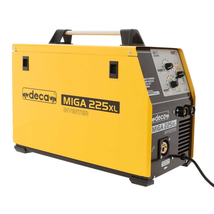 Deca MIGA 225XL moniprosessi-invertterihitsauslaite, MIG/MAG, MMA ja TIG DC, 230 V