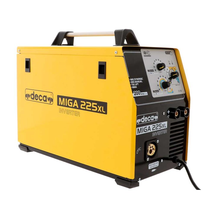 Deca MIGA 225XL moniprosessi-invertterihitsauslaite, MIG/MAG, MMA ja TIG DC, 230 V