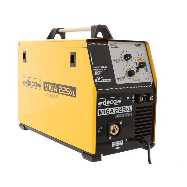 Deca MIGA 225XL moniprosessi-invertterihitsauslaite, MIG/MAG, MMA ja TIG DC, 230 V