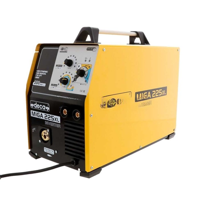 Deca MIGA 225XL moniprosessi-invertterihitsauslaite, MIG/MAG, MMA ja TIG DC, 230 V
