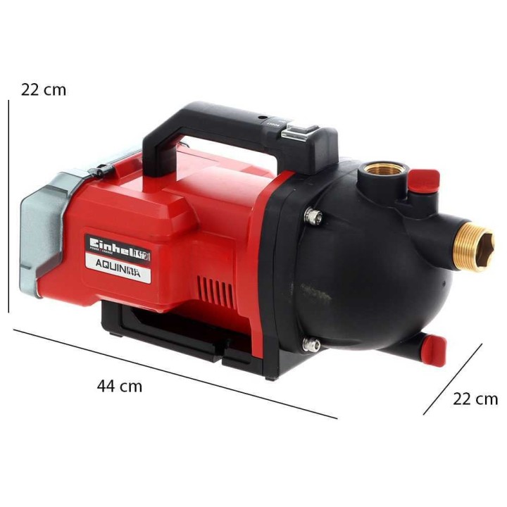 Einhell AQUINNA akkukäyttöinen puutarhapumppu, 2 × 18 V, 3 Ah