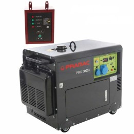Pramac PMD5000s dieselgeneraattori 5 kW AVR sähkökäynnistys ja ATS