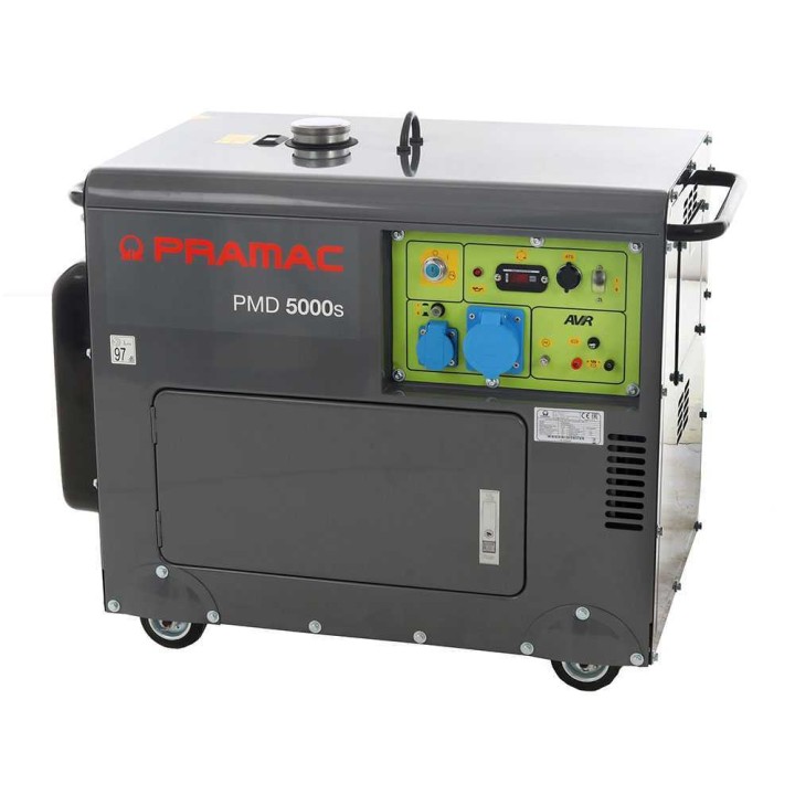 Pramac PMD5000s dieselgeneraattori, 5 kW, AVR, yksivaiheinen