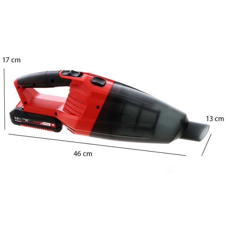 Einhell TE-VC 18 Li käsipölynimuri, 18 V, ilman akkua ja laturia