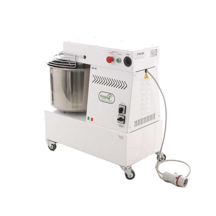 Famag IM 30/400 -spiraalitaikinakone, 25 kg, 400 V, 2 nopeutta