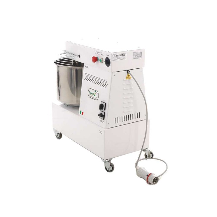 Famag IM 30/400 -spiraalitaikinakone, 25 kg, 400 V, 2 nopeutta