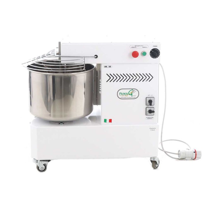 Famag IM 30/400 -spiraalitaikinakone, 25 kg, 400 V, 2 nopeutta