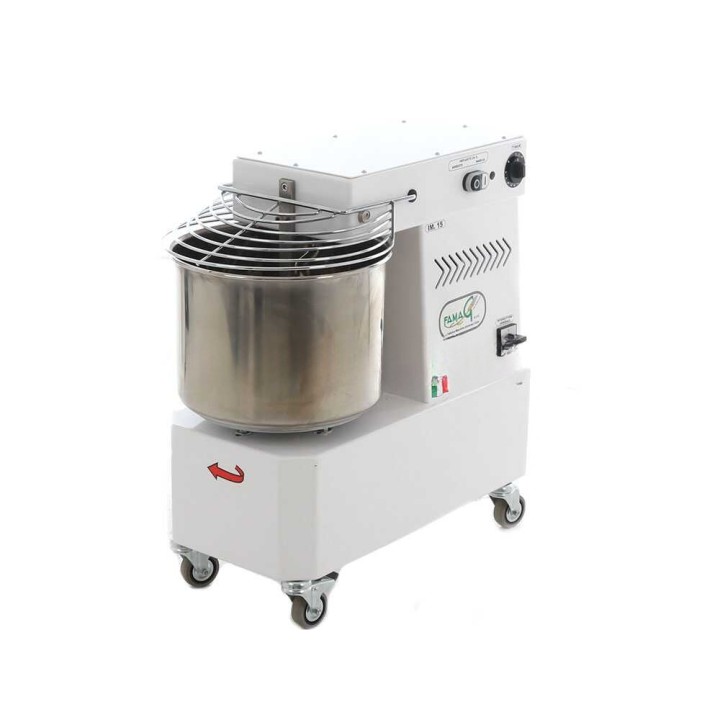 Famag IM 15/230 1 Velocità -kierrekoukkuinen taikinakone, 12 kg, 750 W