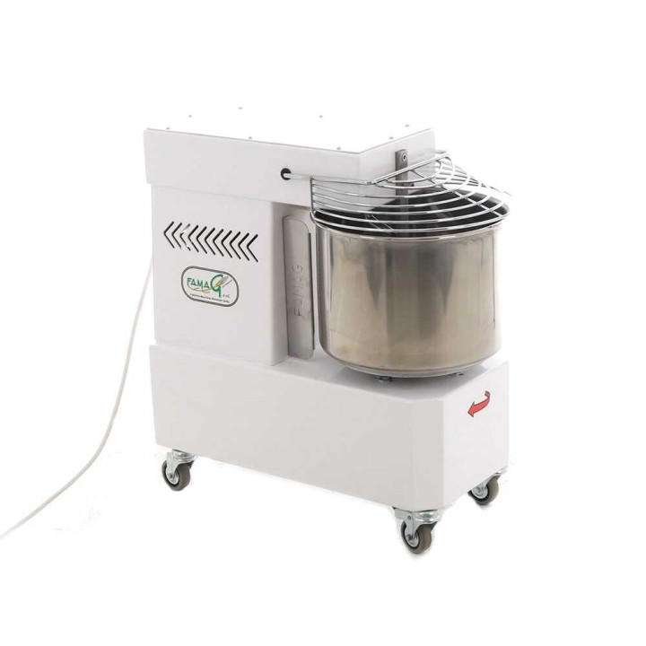 Famag IM 15/230 1 Velocità -kierrekoukkuinen taikinakone, 12 kg, 750 W
