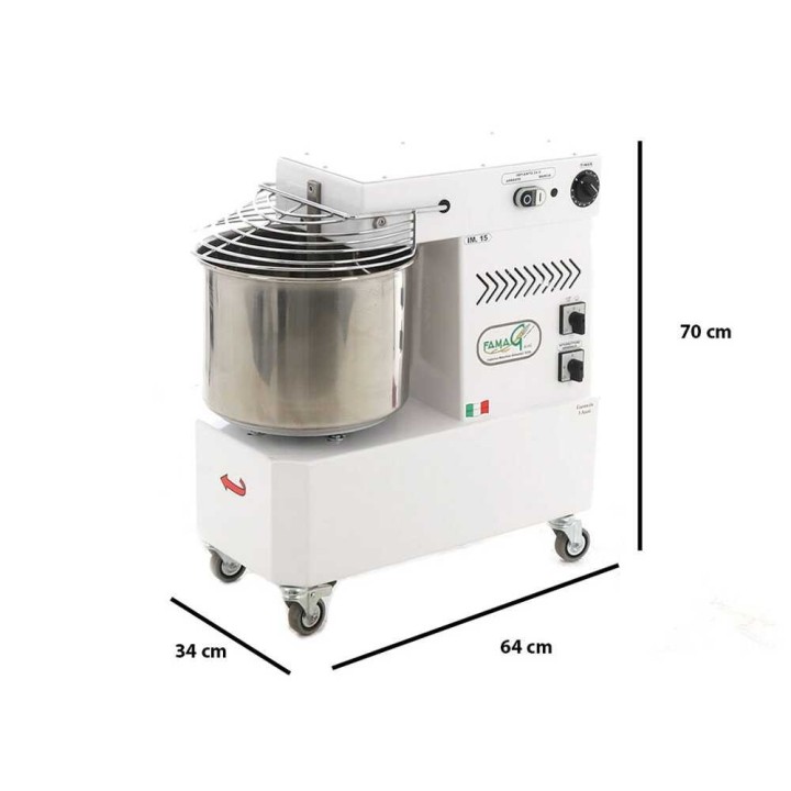 Famag IM 15/400 New 2 Velocità spiraalitaikinakone, 12 kg, 400 V
