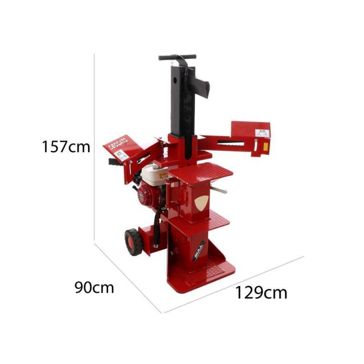Ceccato Olindo Bull SPL12FH pystymallinen halkomakone, 12 t, Honda GX 200