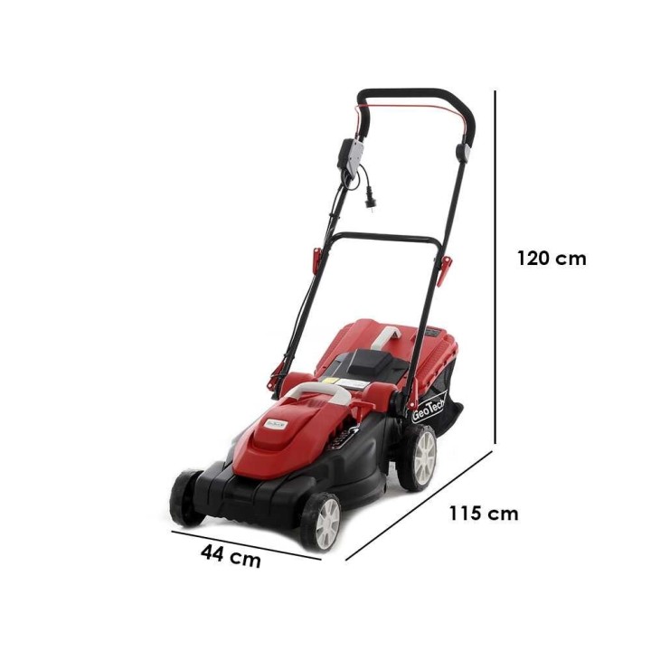GeoTech TTD 430 B-MW sähköruohonleikkuri, 2 000 W, 43 cm