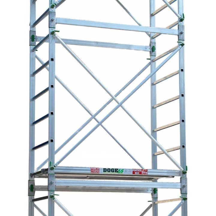 Facal Doge 65 alumiiniteline, 770 cm, työtaso 660 cm, kantavuus 235 kg