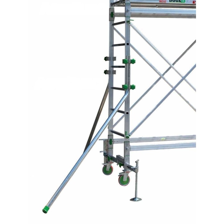 Facal Doge 65 alumiiniteline, 770 cm, työtaso 660 cm, kantavuus 235 kg