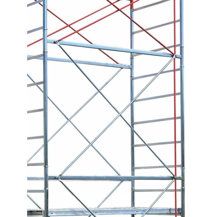 Facal Spazio S/3 C siirrettävä työteline, 5,82 m, teräs, alumiinitasot