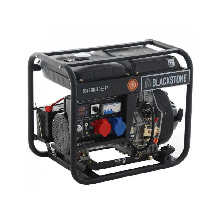 OFB 8500 3 D ES FP dieselgeneraattori AVR 6 4 kW 5 5 5 6 kW jatkuva teho