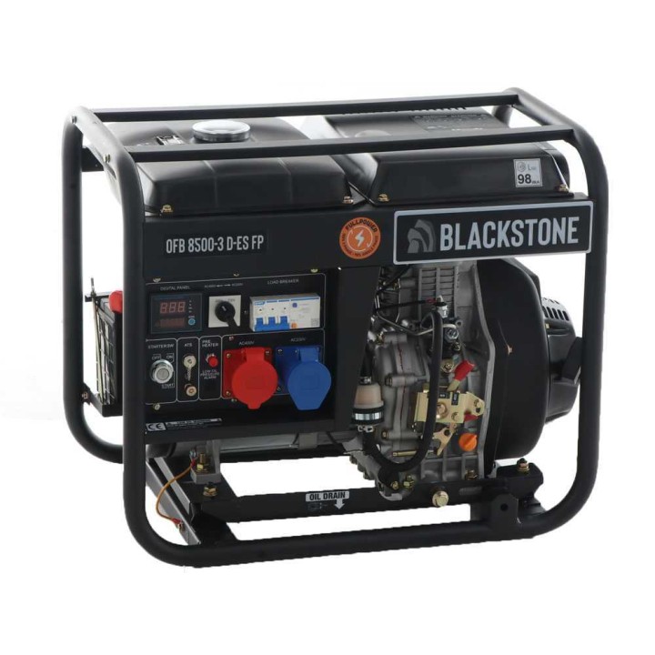 OFB 8500-3 D-ES FP dieselgeneraattori, AVR, 6,4 kW, 5,5–5,6 kW jatkuva teho