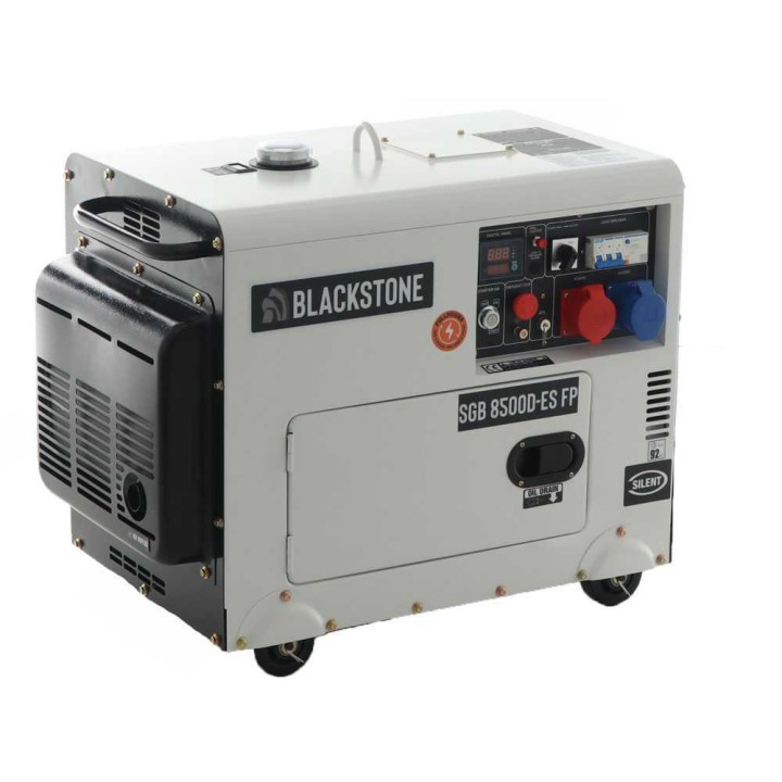 Blackstone SGB 8500 D-ES FP dieselgeneraattori, AVR, 6,3 kW, 230/400 V