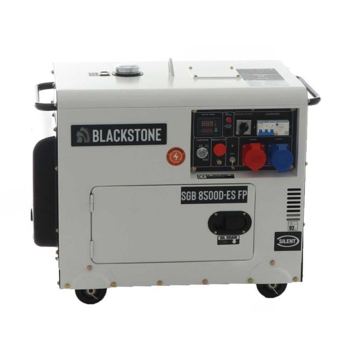 Blackstone SGB 8500 D-ES FP dieselgeneraattori, AVR, 6,3 kW, 230/400 V