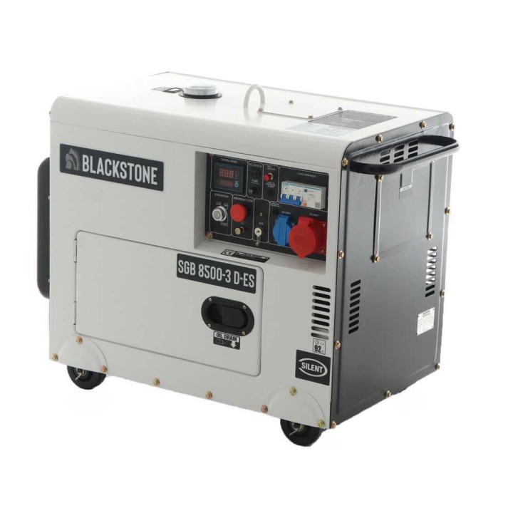 Blackstone SGB 8500-3 D-ES dieselgeneraattori, 6 kW, kolmivaiheinen, AVR, sähköstartti