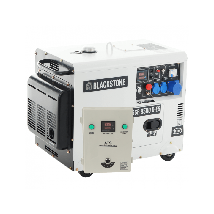 Blackstone SGB 8500 D ES dieselgeneraattori 6 kW AVR ja ATS